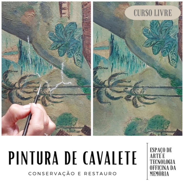 CONSERVAÇÃO E RESTAURO DE PINTURA DE CAVALETE – QUADROS “CONSERVAÇÃO E RESTAURO DE PINTURA DE CAVALETE” - QUADROS - Ministrante: Profa Me Especialista TITINA CORSO
