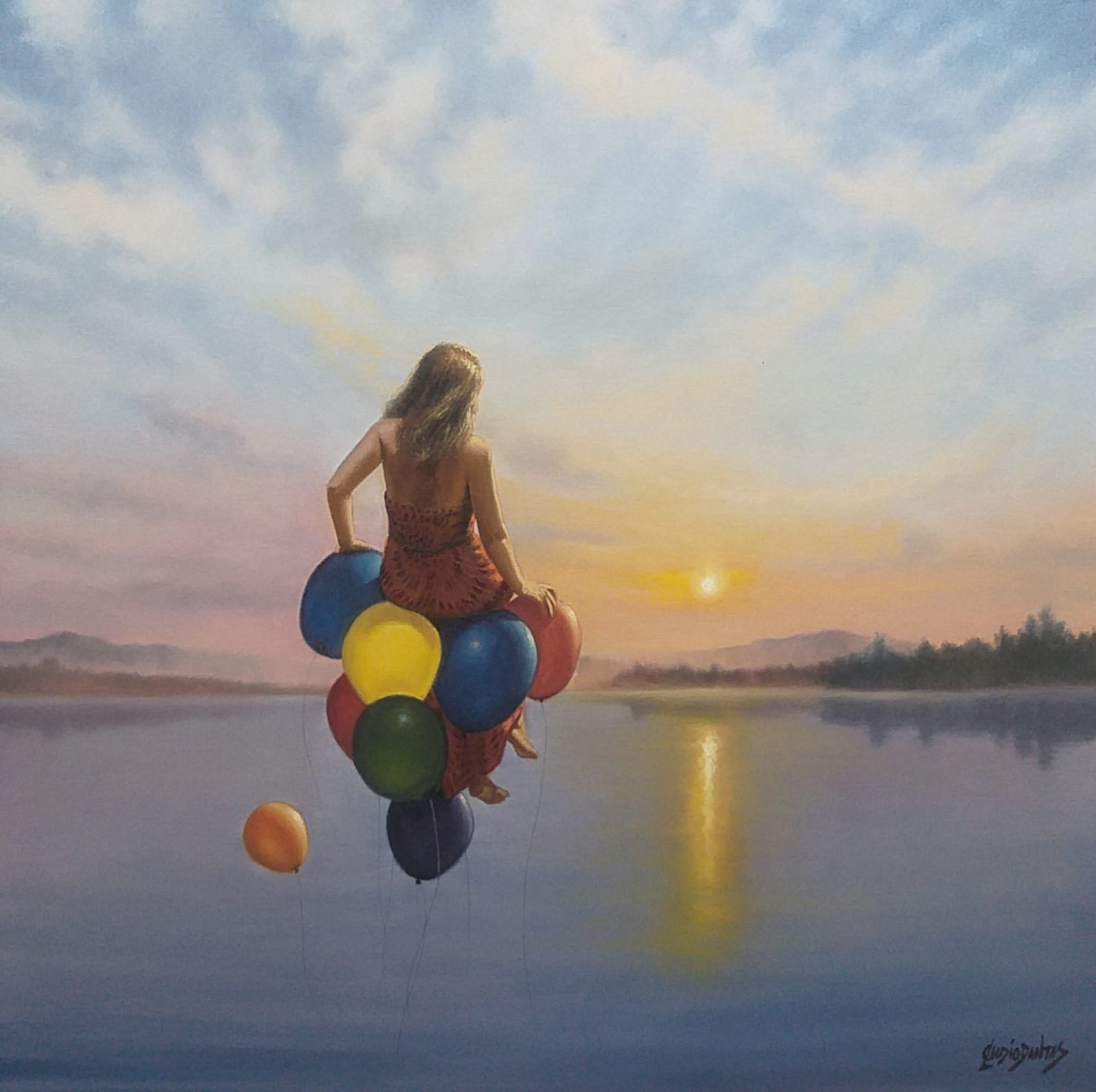 Claudio Dantas – Ponto de Fuga-OST-80x80cm