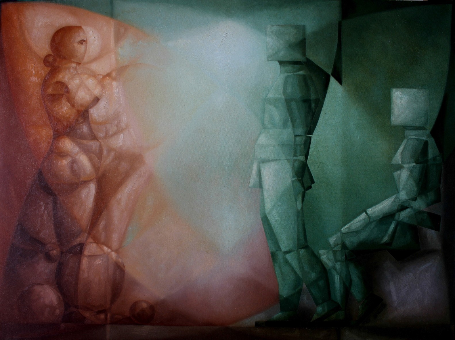 AUTOR: L. A. de Genaro TÍTULO: “Sopro da Contemplação Imaginativa” TÉCNICA: Pintura a Óleo sobre Tela DIMENSÕES: 80,0 cm x 100,0 cm DATA: 2022