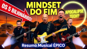 Survival of the Richest: Escape Fantasies of the Tech Billionaires, de Douglas Rushkoff, em um eletro-rap poderoso e provocante.