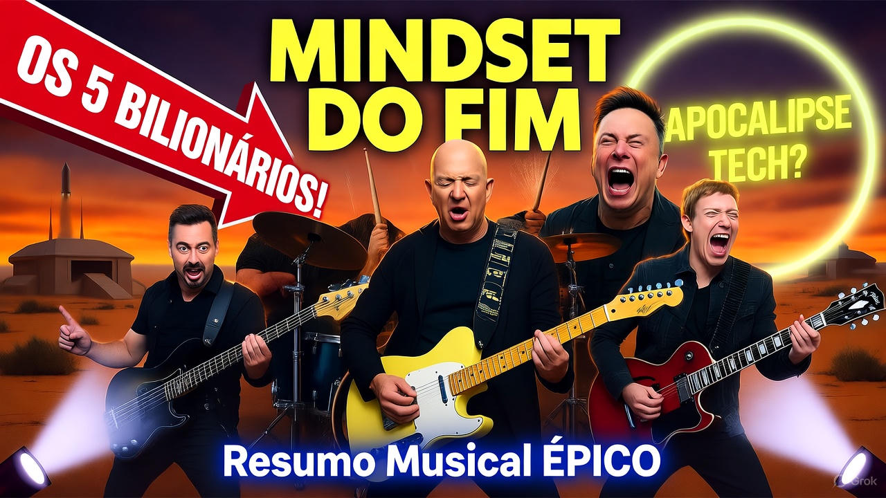 Survival of the Richest: Escape Fantasies of the Tech Billionaires, de Douglas Rushkoff, em um eletro-rap poderoso e provocante.